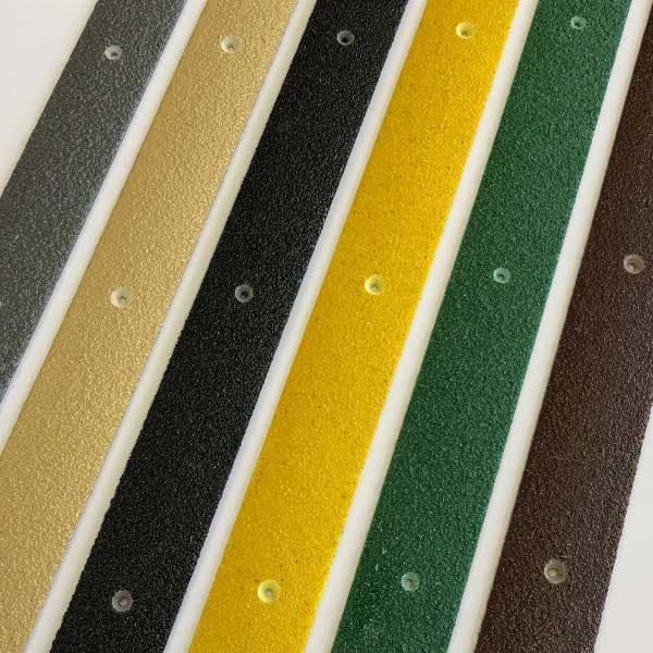 Durable 1200mm GRP Anti‑Slip Decking Strips Pack of 15 with Fixings