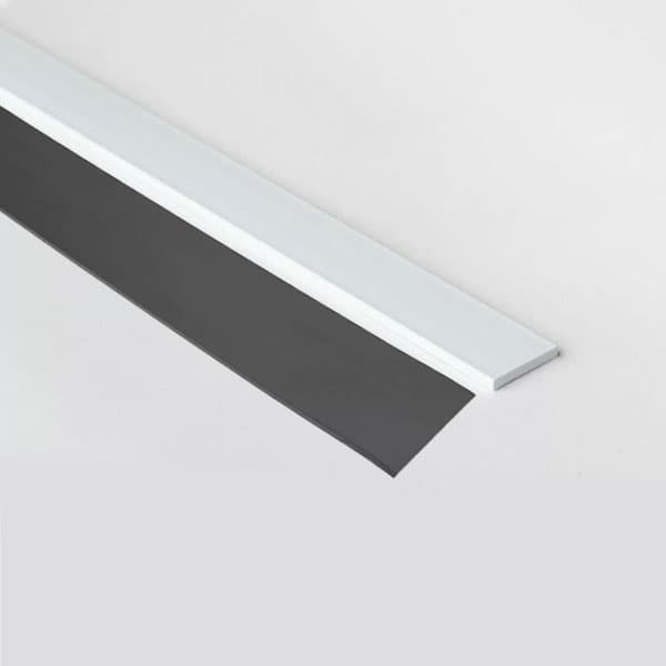 1m PVC Flat Bar Architrave Cover Easy Fit Trim for Gaps And Edges