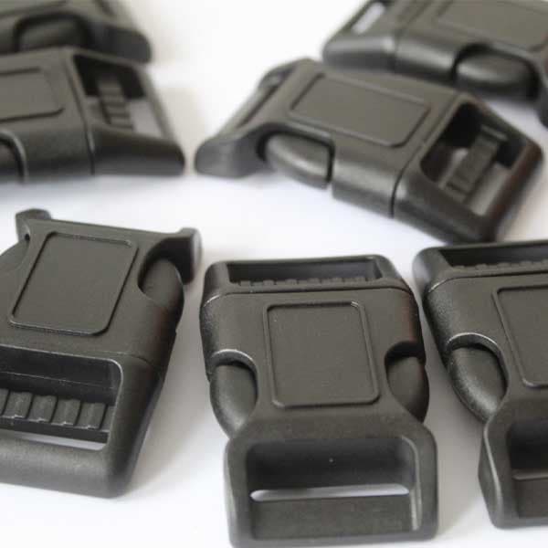 25mm Delrin Curved Side Release Buckles for Straps and Webbing