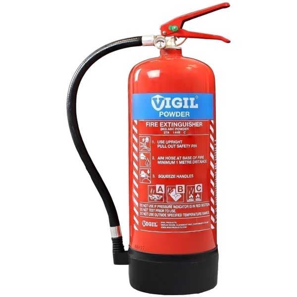 6 Litre ABC Powder Fire Extinguisher for Home and Garage Safety