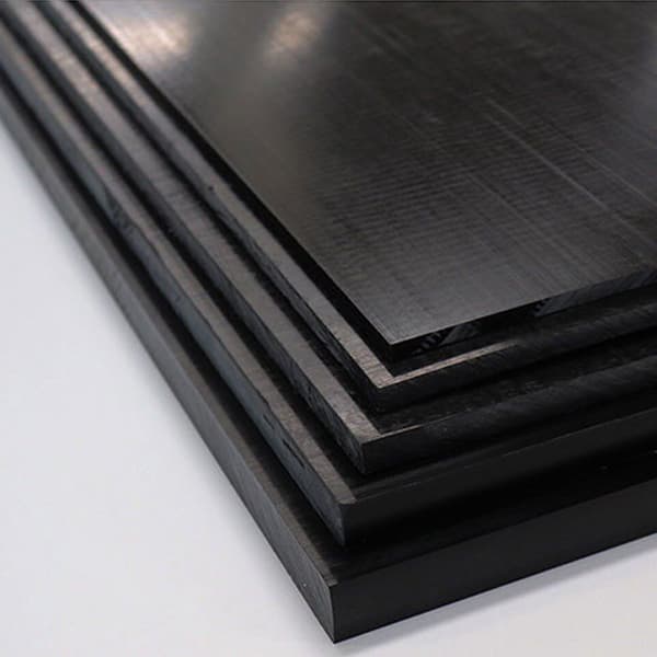 Black Acetal Plastic Sheet 60mm Thick High Strength Grade Panel 