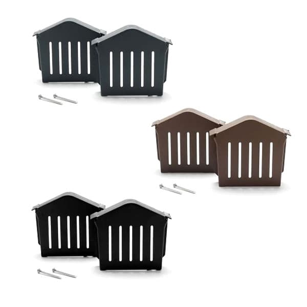 Dry Verge Starter Kit with End Caps for Roof Verge Systems