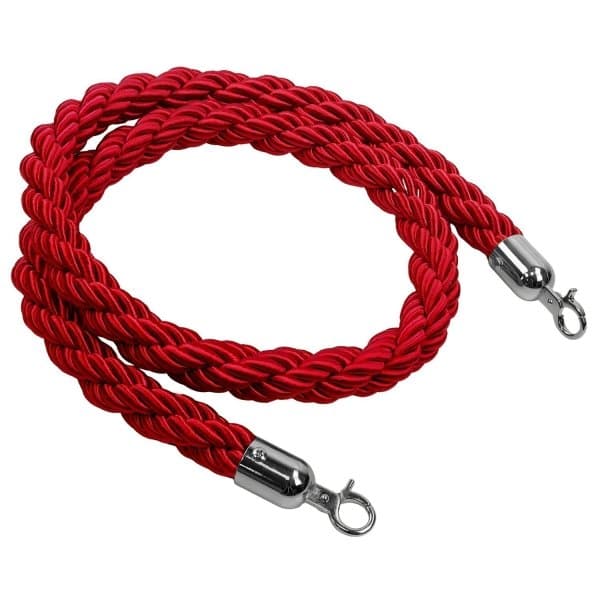Twisted Rope Barrier Durable Crowd Control Queue Rope for Events