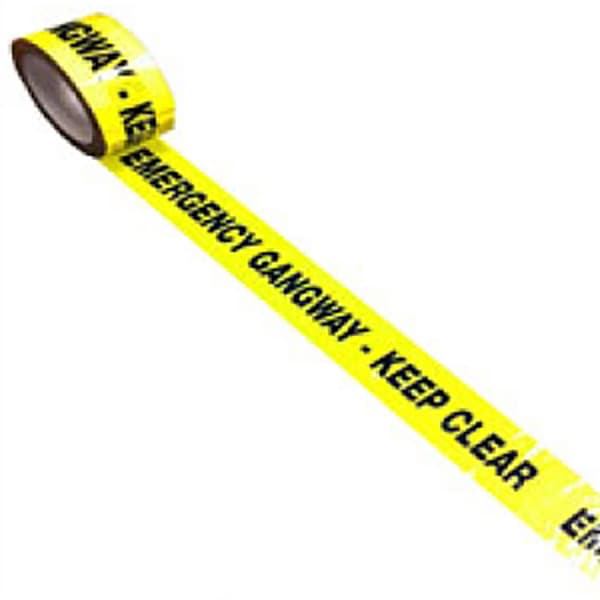 Durable Exhibition Emergency Gangway Tape Keep Clear Floor Marking