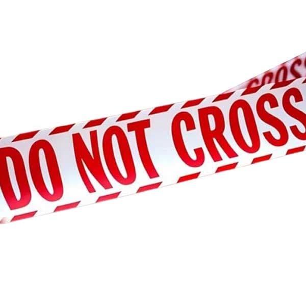 Fire Do Not Cross Warning Tape High Visibility Barrier Tape Roll