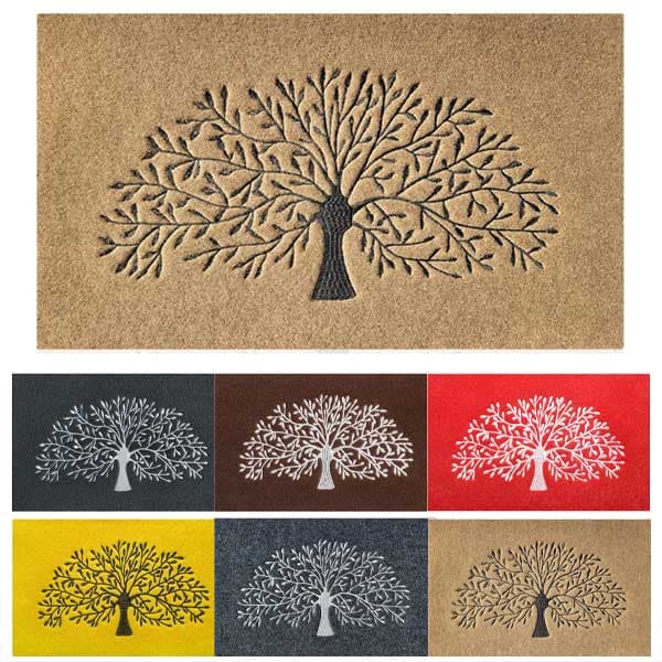Professional Tree of Life Outdoor Welcome Mat for Safer Doorsteps