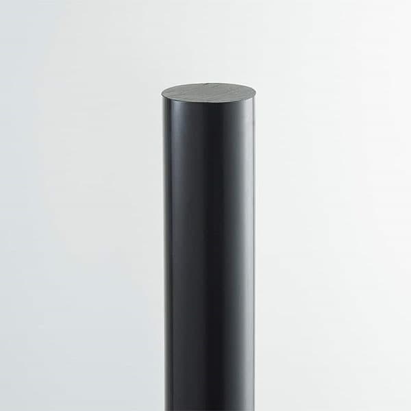 40mm Dia Black HDPE Engineering Plastic Rod for Custom Machining