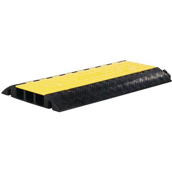 3 Channel Cable Protector Ramp Heavy Duty Cable Cover for Floor Safety