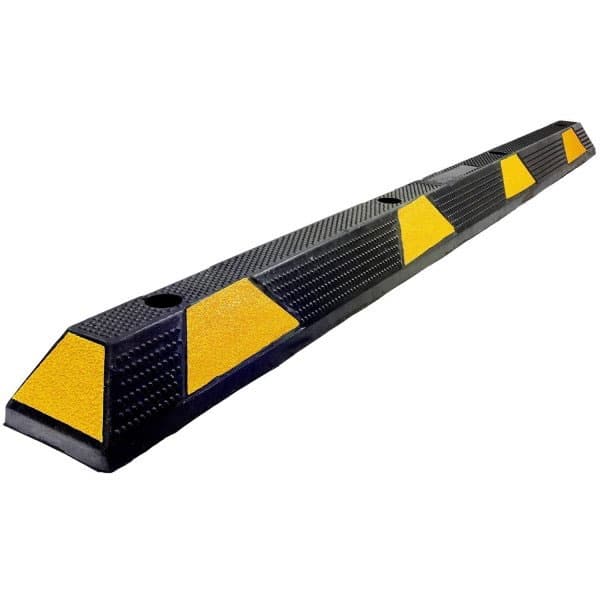 Heavy Duty Rubber Parking Stop for Driveways Garages and Car Parks