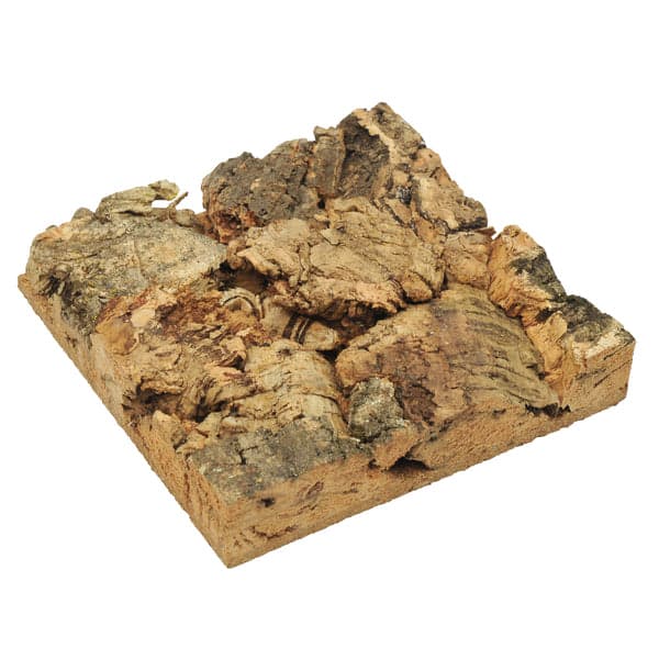 20mm Natural Cork Bark for Model Railways Realistic Scenery Use Board