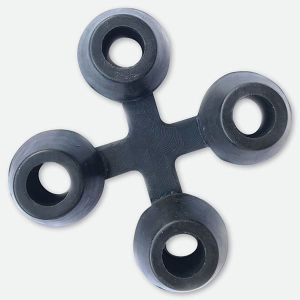 Natural Black Rubber Floor Mat Connector for Interlocking Mats