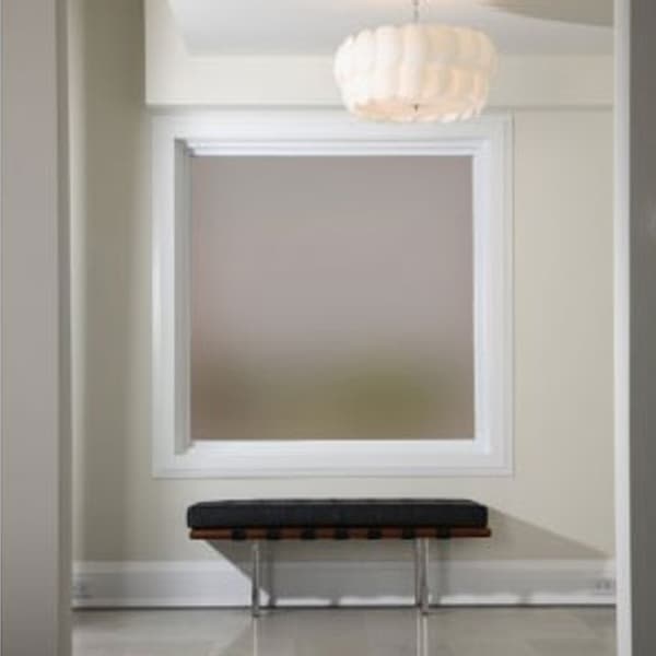 Plain Bronze Frosted Window Film for Stylish Privacy at Home