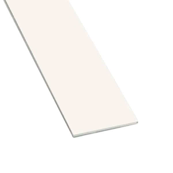 Pastel Cream PVC Flat Bar Strips Versatile Edge Trim for Home