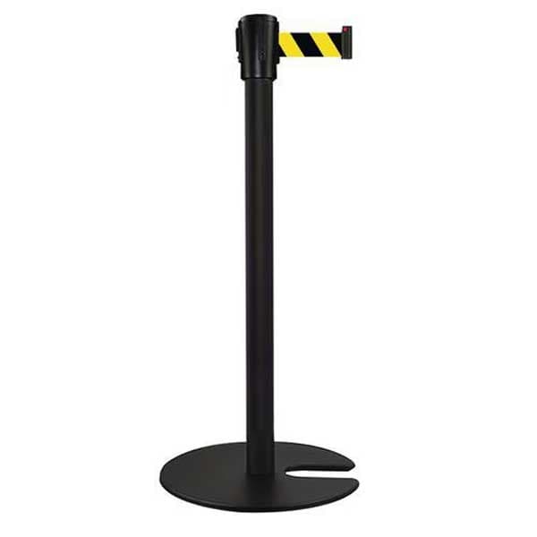 Stackable Roller Belt Barrier Stainless Steel Queue Control Post