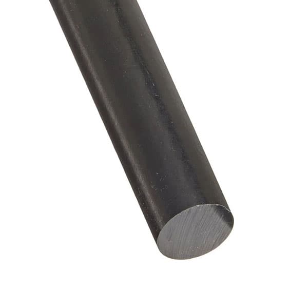 UHMWPE Plastic Rod Black 140mm Heavy Duty Engineering Polymer Bar